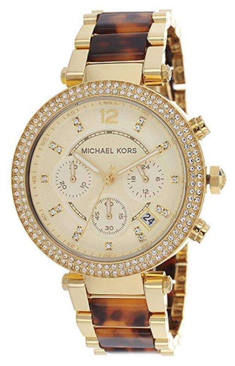 michael kors parker chronograph tortoiseshell ladies watch mk5688|Women's Michael Kors Parker Tortoise Chronograph Watch .